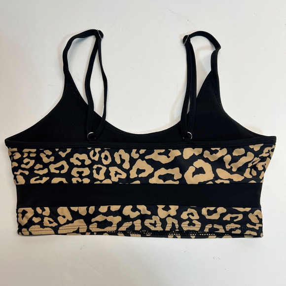 Bikini Women's Top Cheetah Animal Print Sz S - Picture 2 of 5
